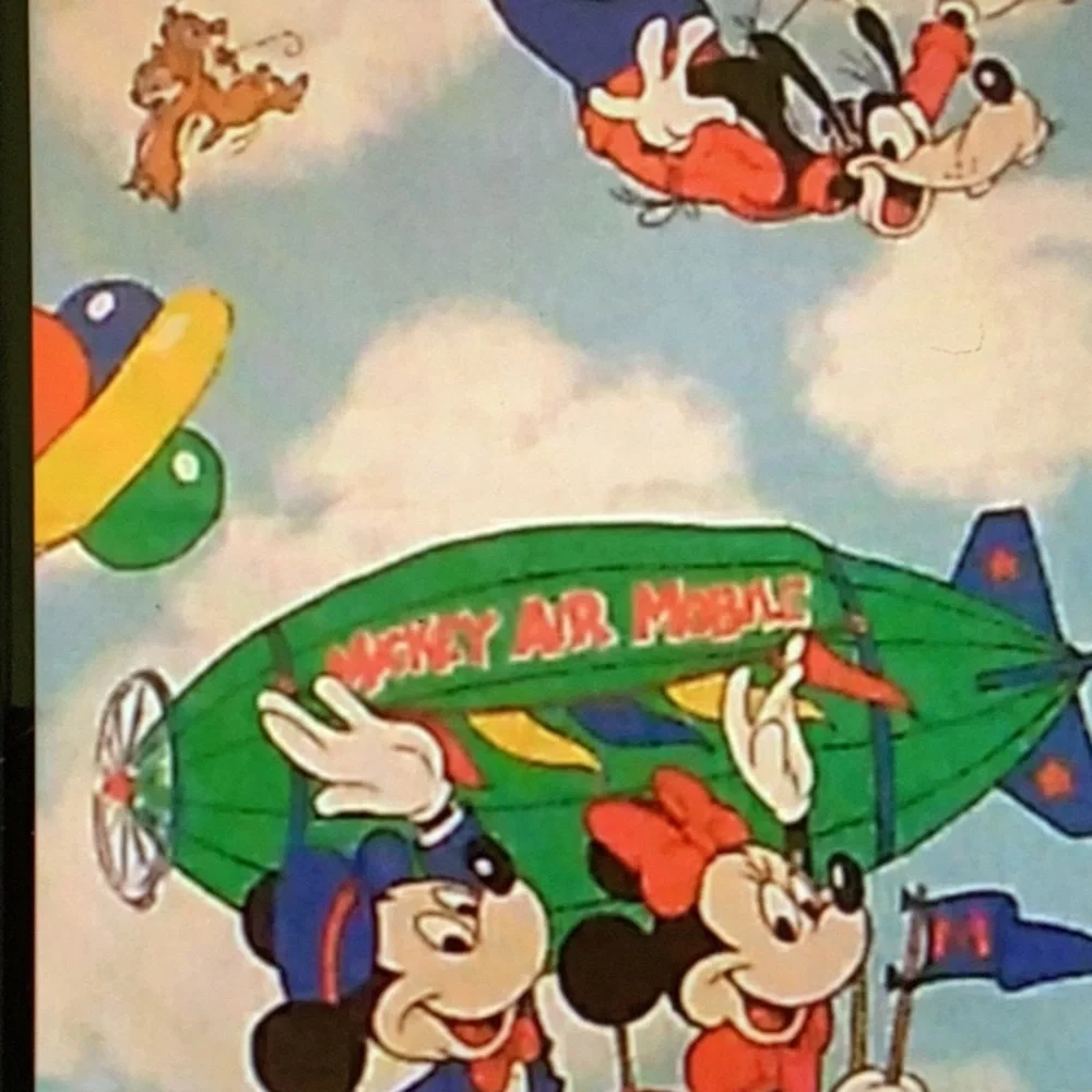 Disney Kids  MICKEY & FRIENDS Air Mobile Vintage PILLOWCASE Only